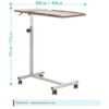 Table a manger en BOIS -  able a manger pivotante. FS560