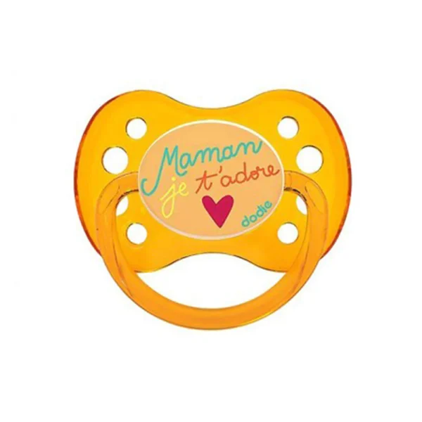 Dodie Sucette Anatomique Maman Papa Chéri +6m A15 pour bébés – Image 2