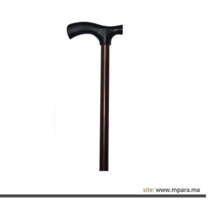 Canne populaire en bois marron - noir