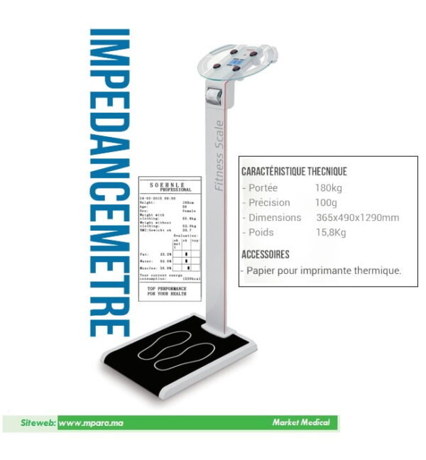Balance impédancemètre pour fitness 7850.30.001