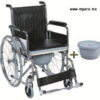 FAUTEUIL ROULANT ADULTE PLIABLE AVEC BASSIN-chaise de toilette