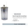 Bocal d’aspiration en plastique