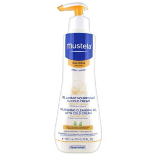 Mustela peau sèche gel lavant nourrissant cold cream 300 ml