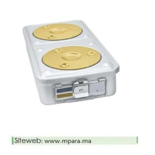Conteneur de sterilisation 2 Filtres  HE3110-11 (caisse + couvercle ) HEBU