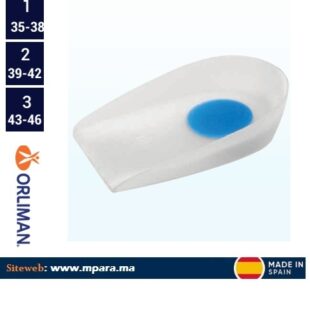 Talonnette en silicone avec éperon central ORLIMAN  TL-611