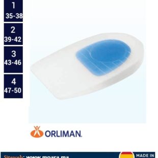 Talonnette plate en silicone avec éperon central  ORLIMAN
