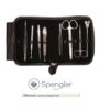 Trousse dissection étui vinyl   à huit instruments comprenant: