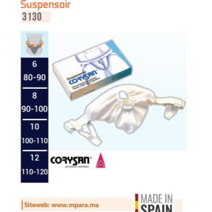 Suspensoir 3130 Bandage herniaire avec ceinture élastique double
