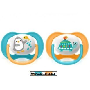 AVENT-PHILIPS SUCETTE ULTRA AIR ANIMALS 6-18 MOIS