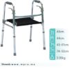 Déambulateur avec siège pliable
