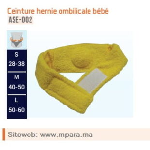 Ceinture hernie ombilicale bébé ase-002