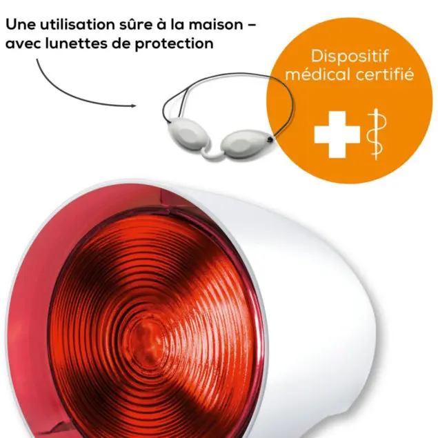  Beurer IL21 – Lampe infrarouge à lumière rouge pour soulager les douleurs et les tension - الصورة 4