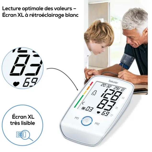 Tensiomètre au bras Beurer BM 45 – confort, précision et utilisation intuitive