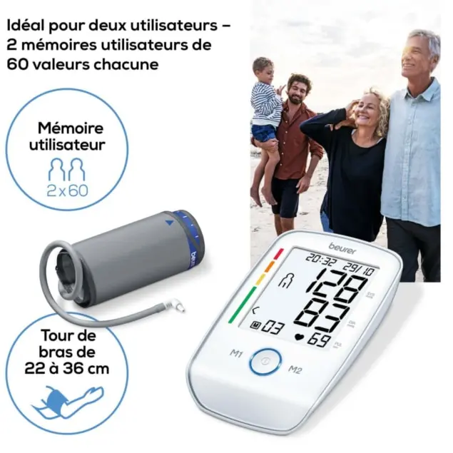 Tensiomètre au bras Beurer BM 45 – confort, précision et utilisation intuitive - الصورة 5