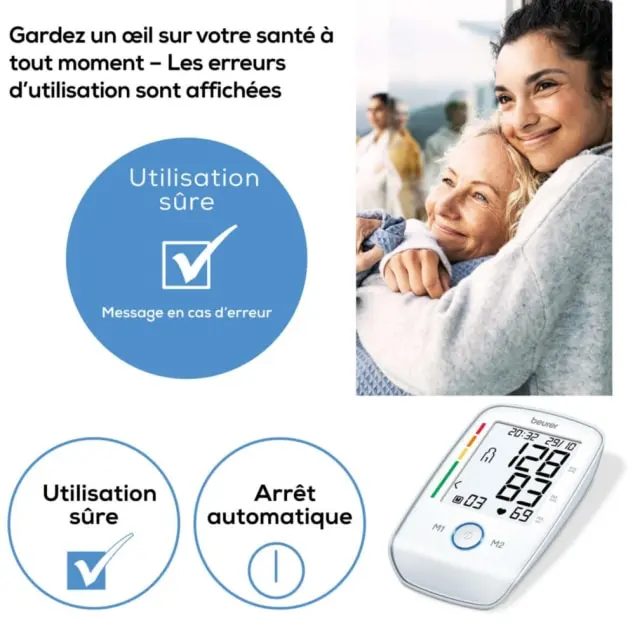 Tensiomètre au bras Beurer BM 45 – confort, précision et utilisation intuitive - الصورة 6