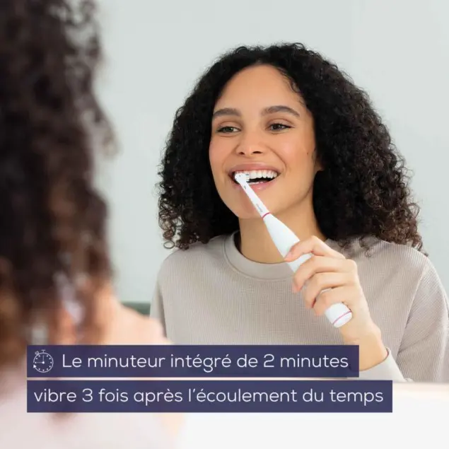 .TB 30 – Brosse à dents électrique rechargeable avec minuterie et 2 modes