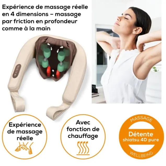 Appareil de Massage Corps et Nuque avec Chaleur – Beurer MG-153 - الصورة 4