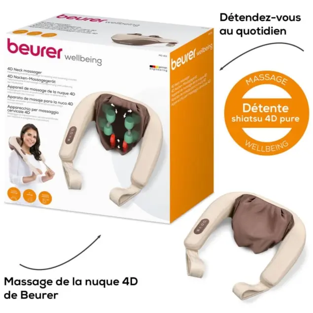 Appareil de Massage Corps et Nuque avec Chaleur – Beurer MG-153 - الصورة 5