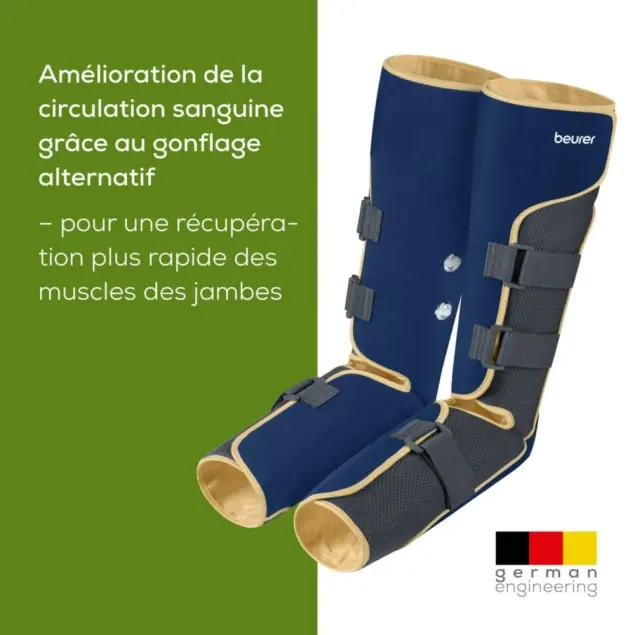 Appareil de Pressothérapie pour Jambes Lourdes et Circulation – Beurer FM-150 - الصورة 3