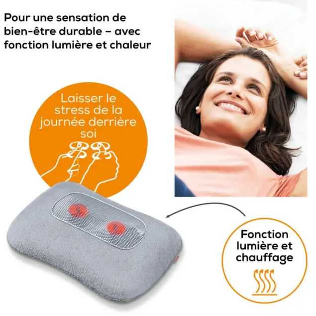 Coussin de Massage Shiatsu avec Chaleur – Beurer MG-145 - الصورة 3