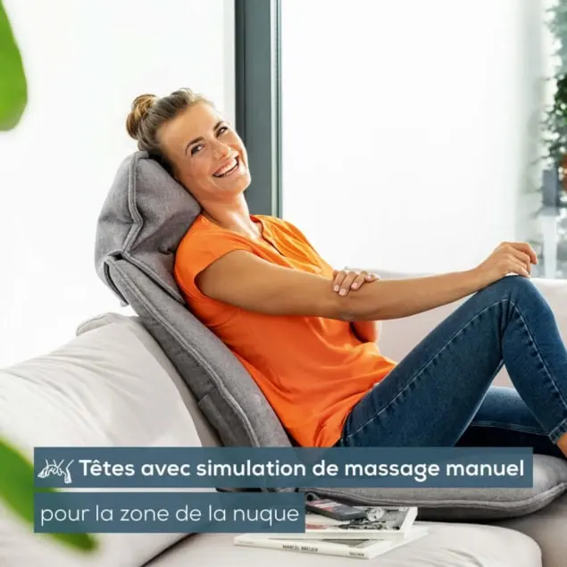 Housse de Siège de Massage Élégante 4D avec 3 Zones de Massage – Beurer MG-330 (2)