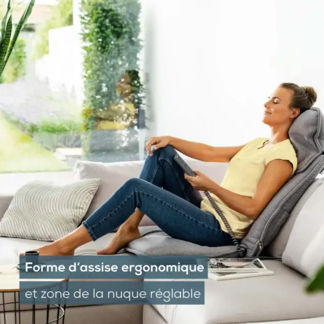 Housse de Siège de Massage Élégante 4D avec 3 Zones de Massage – Beurer MG-330 - الصورة 12