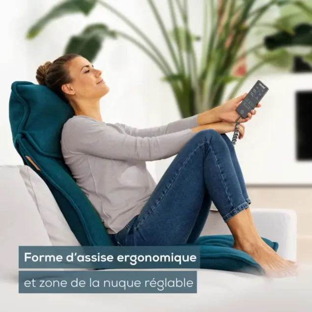Housse de Siège de Massage Élégante 4D avec 3 Zones de Massage – Beurer MG-330 - الصورة 5