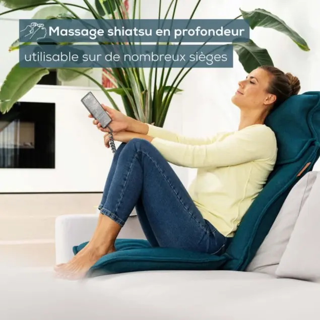 Housse de Siège de Massage Élégante 4D avec 3 Zones de Massage – Beurer MG-330 - الصورة 3